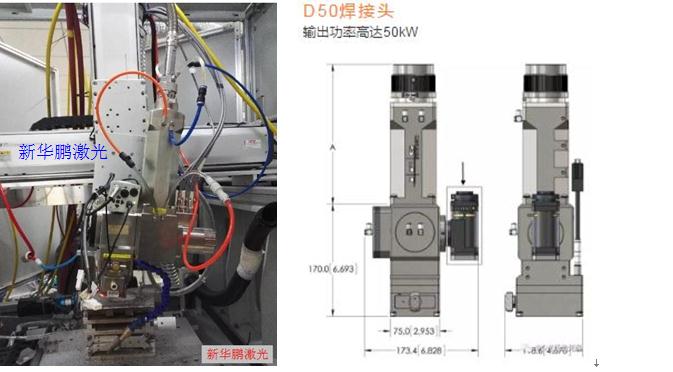 電池極耳激光焊接頭